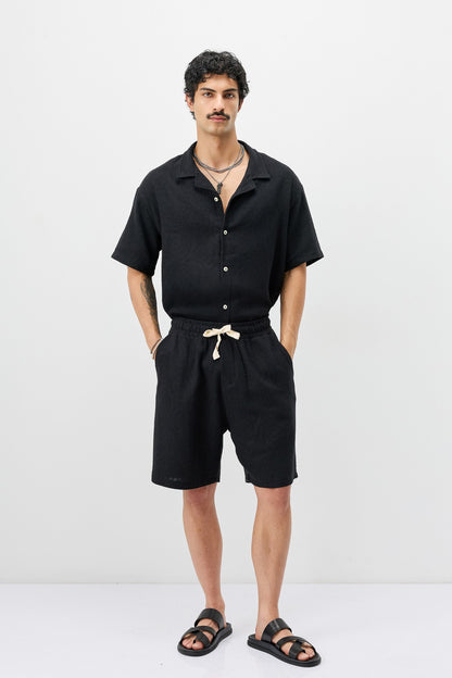 Oversize Şort Gömlek Takım