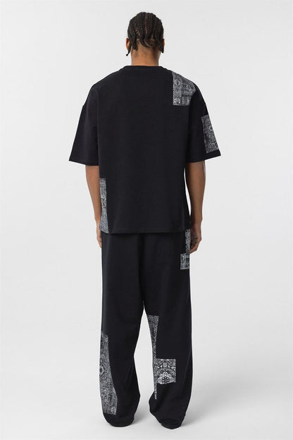 Etnik Desenli Oversize Eşofman Takım
