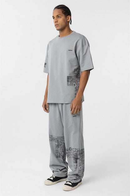 Etnik Desenli Oversize Eşofman Takım