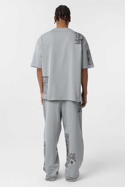 Etnik Desenli Oversize Eşofman Takım
