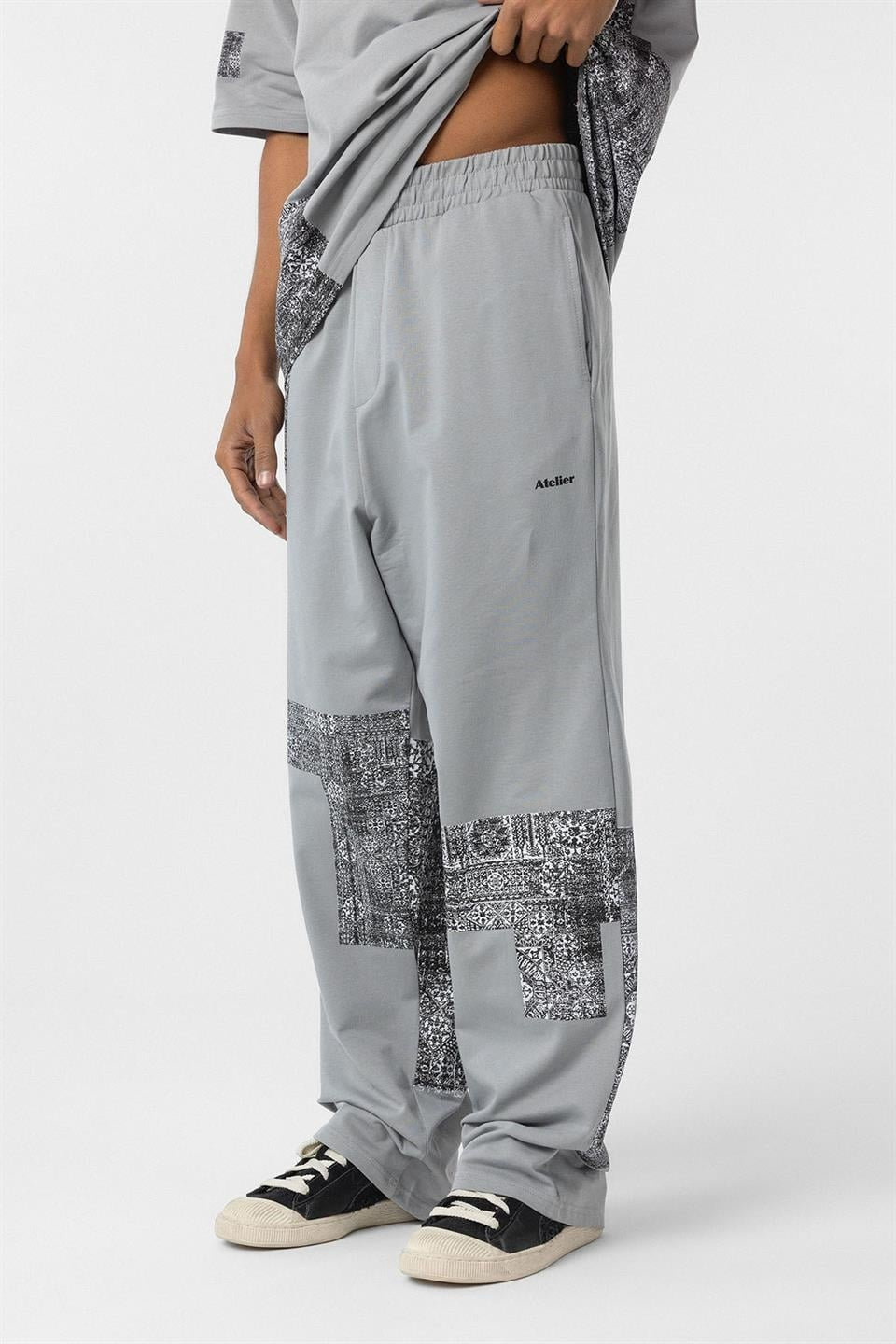 Etnik Desenli Oversize Eşofman Takım