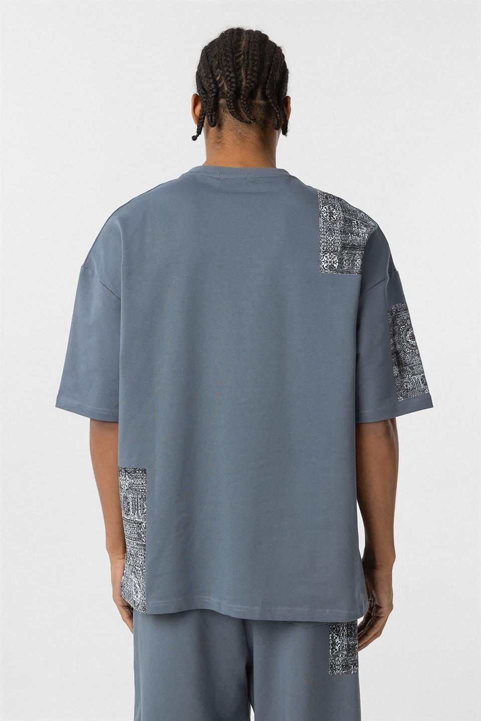 Etnik Desenli Oversize Eşofman Takım