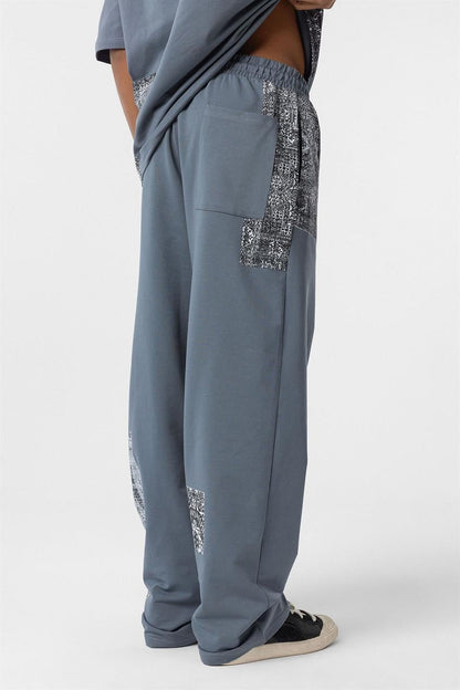 Etnik Desenli Oversize Eşofman Takım