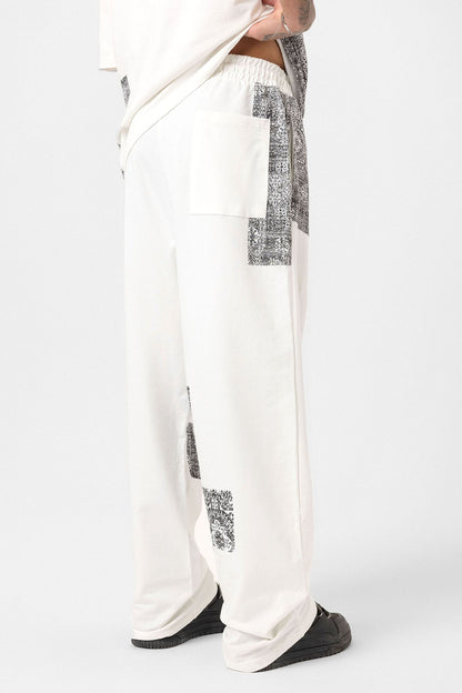 Etnik Desenli Oversize Eşofman Takım
