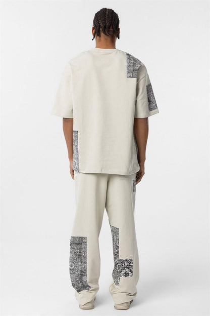 Etnik Desenli Oversize Eşofman Takım