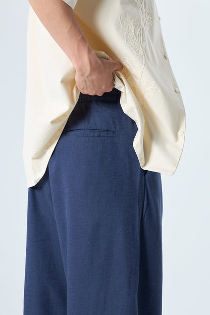%100 Keten Baggy Pantolon