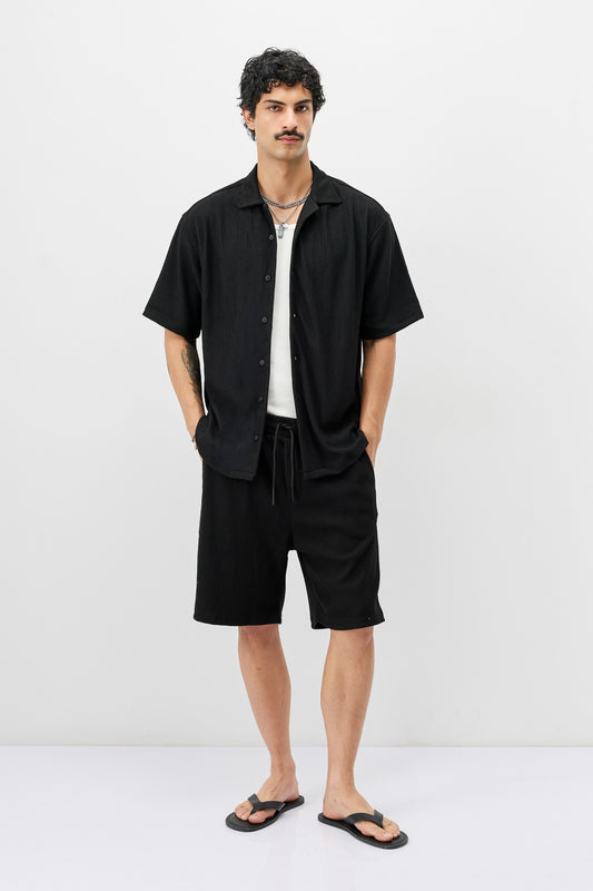 Fitilli Oversize Gömlek