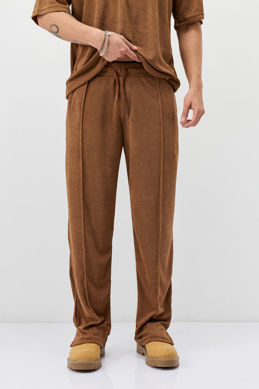 Baggy Havlu Kumaş Pantolon