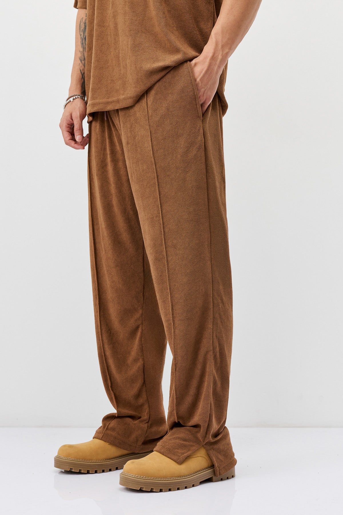 Baggy Havlu Kumaş Pantolon