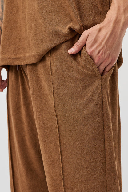 Baggy Havlu Kumaş Pantolon