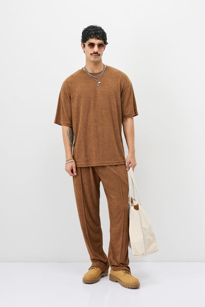 Baggy Havlu Kumaş Pantolon