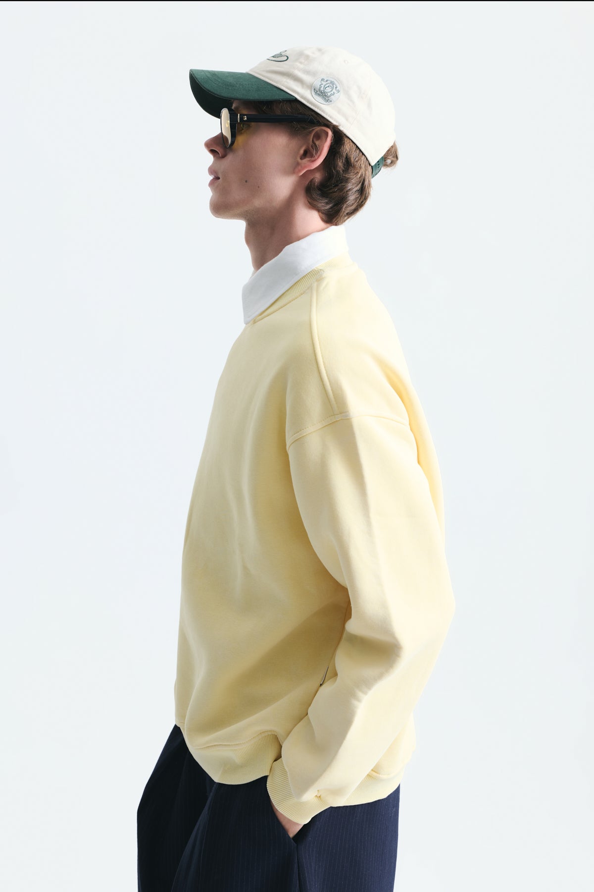 Basic Oversize Yıkamalı Sweatshirt