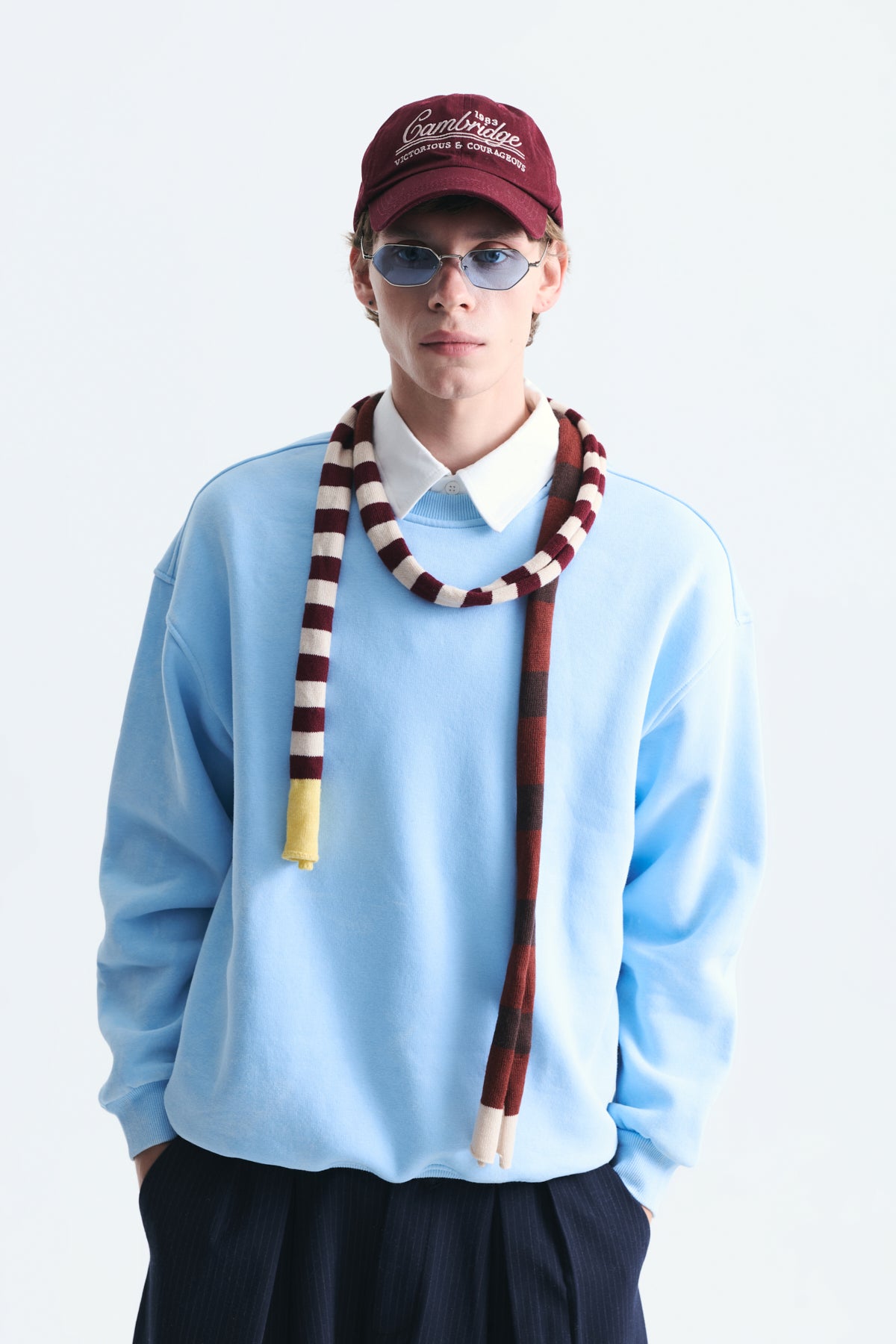 Basic Oversize Yıkamalı Sweatshirt