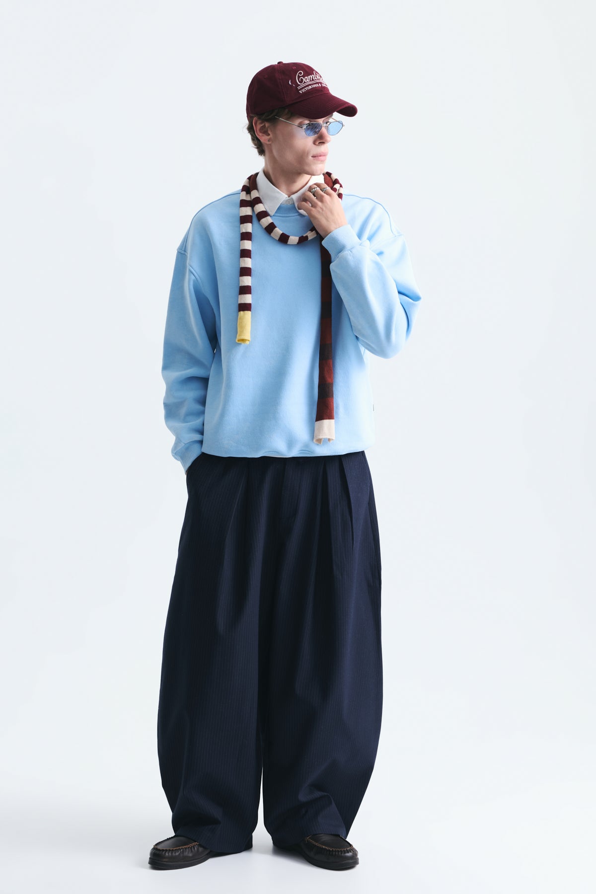 Basic Oversize Yıkamalı Sweatshirt