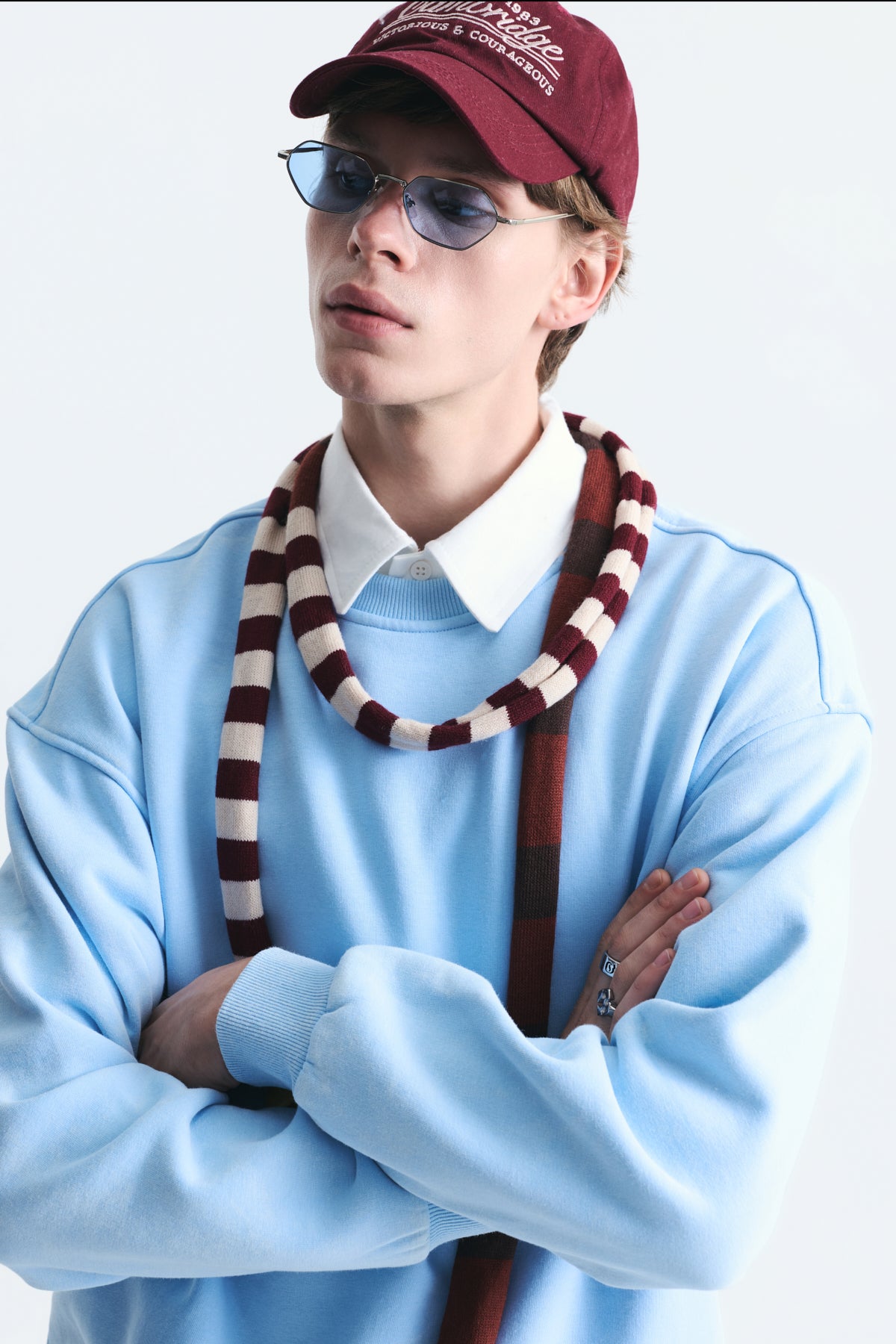 Basic Oversize Yıkamalı Sweatshirt