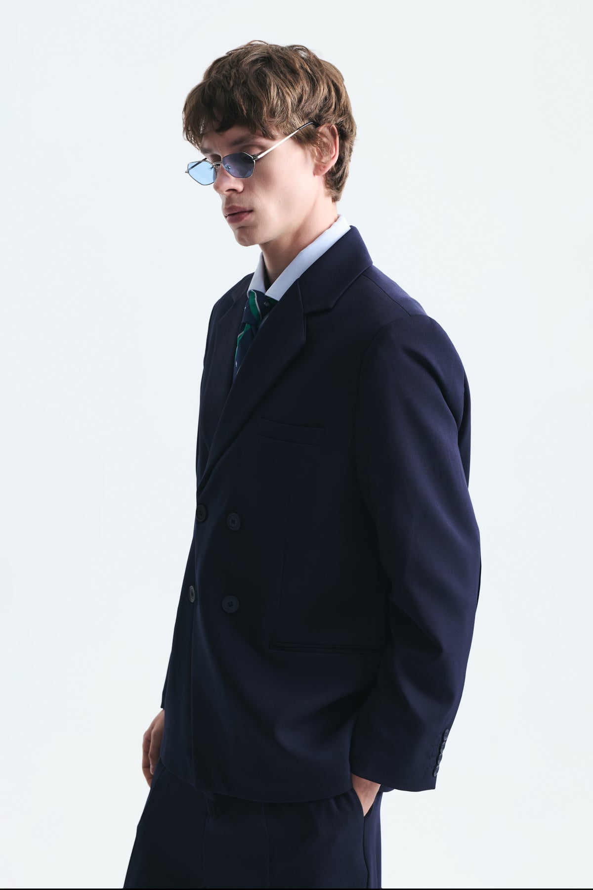 Oversize Kruvaze Takım Elbise