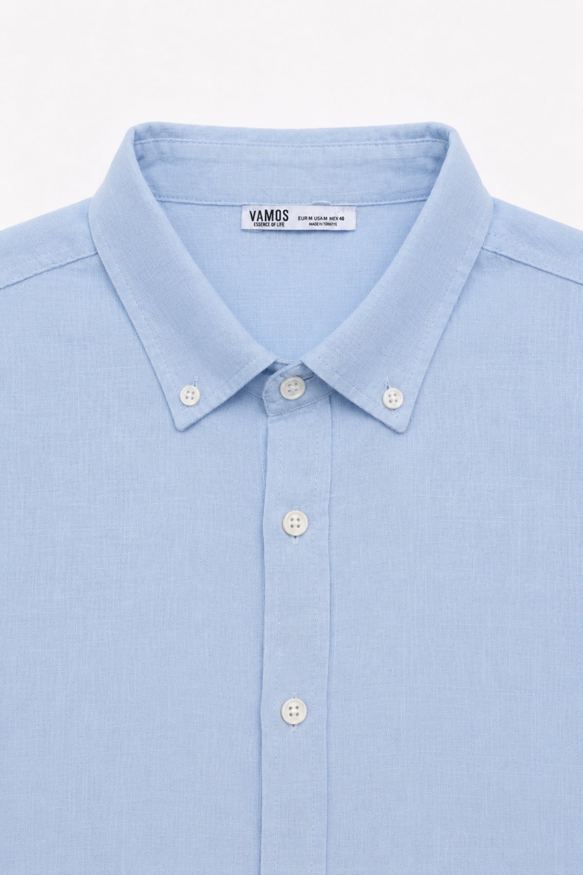 Basic Oversize Pamuk Keten Gömlek