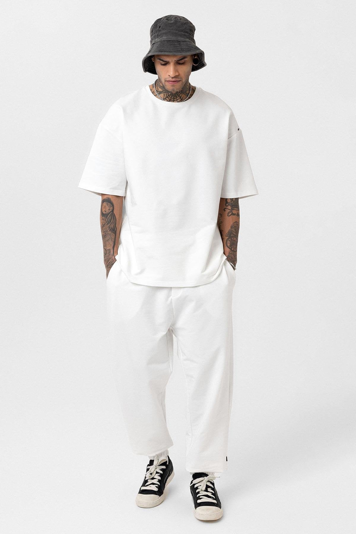 Paça Lastikli Basic Oversize Eşofman Takımı