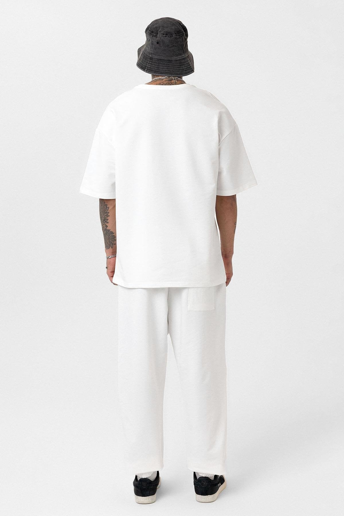 Paça Lastikli Basic Oversize Eşofman Takımı