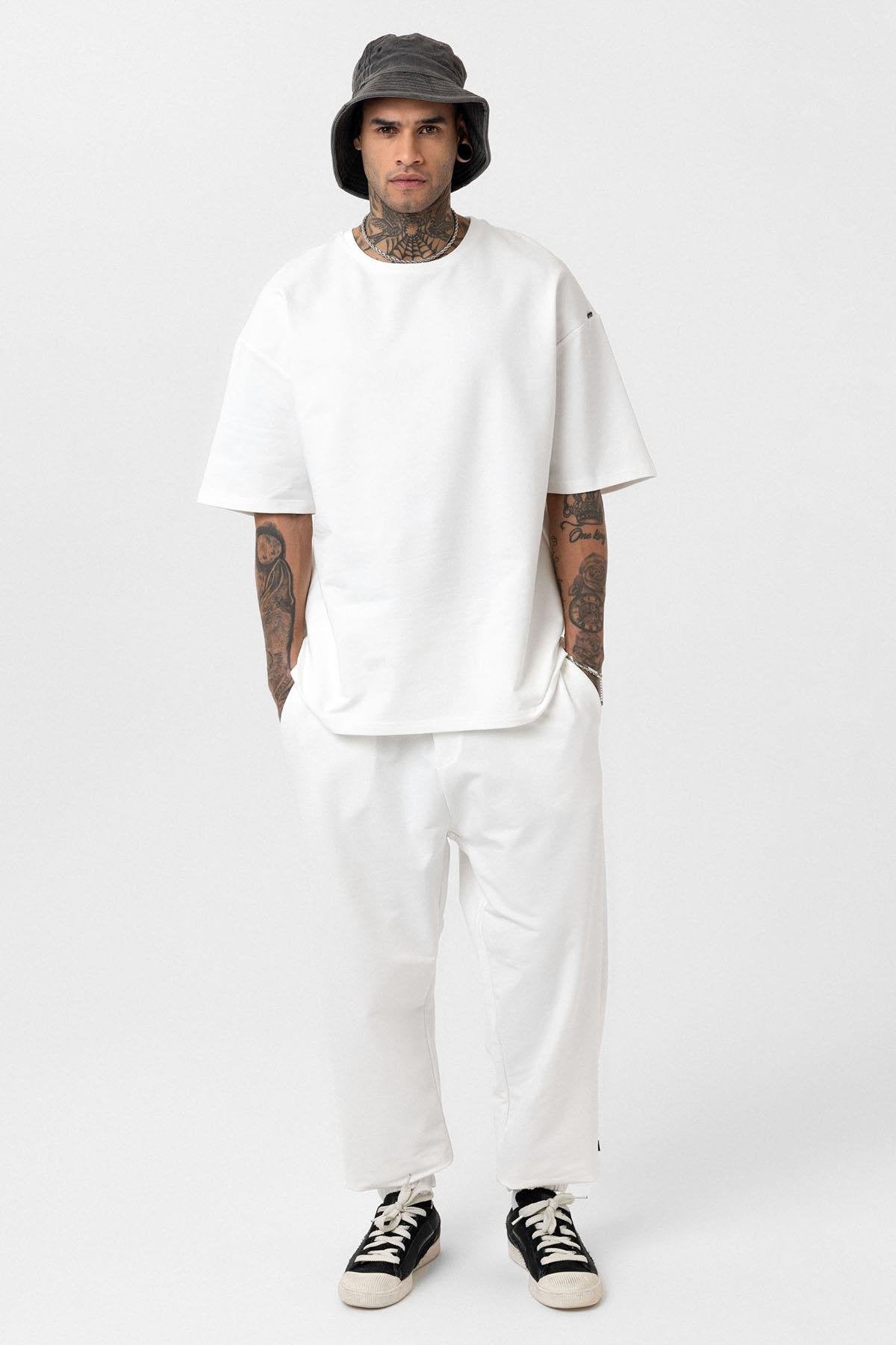 Paça Lastikli Basic Oversize Eşofman Takımı