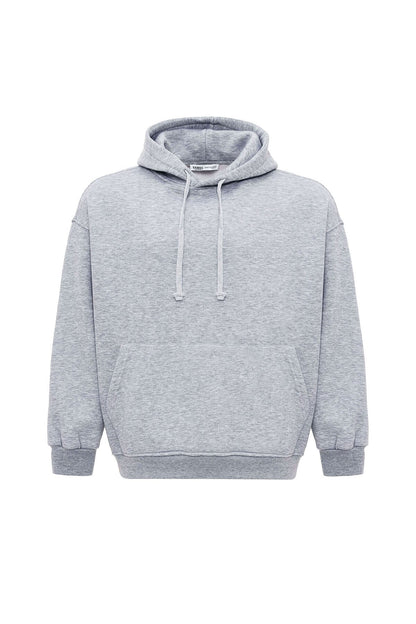 Basic Oversize Kapüşonlu Cep Detaylı Sweatshirt