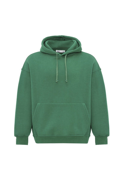 Basic Oversize Kapüşonlu Cep Detaylı Sweatshirt