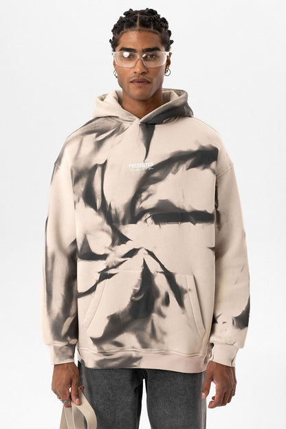 Renk Detaylı Kapüşonlu Oversize Sweatshirt