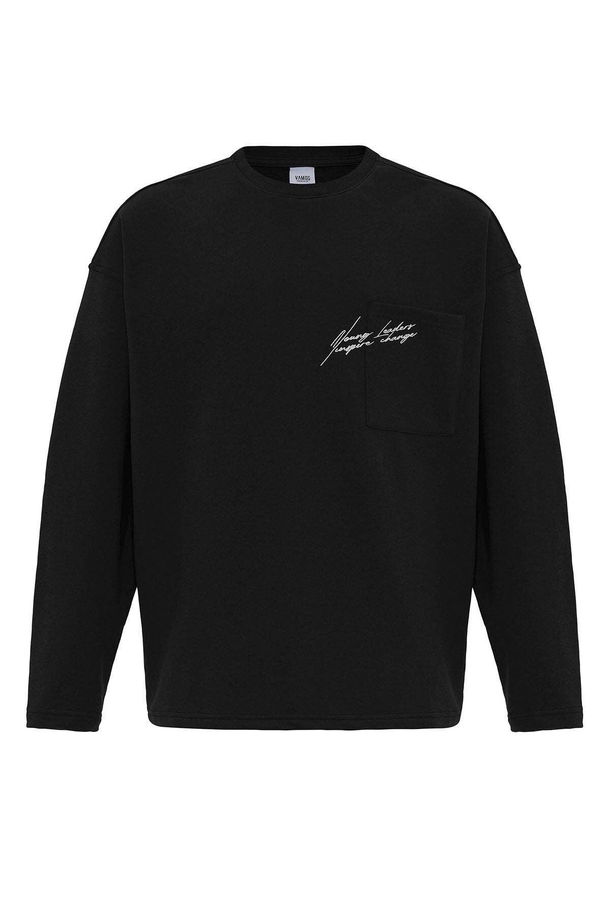 Cep Detaylı Oversize Sweatshirt V10-30