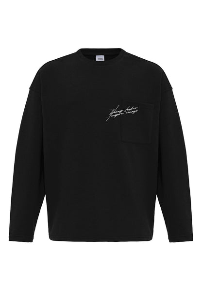 Cep Detaylı Oversize Sweatshirt V10-30