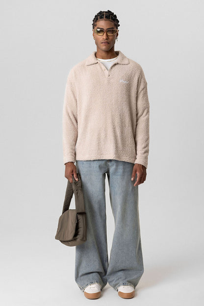 Yazı Detaylı Oversize Sweatshirt