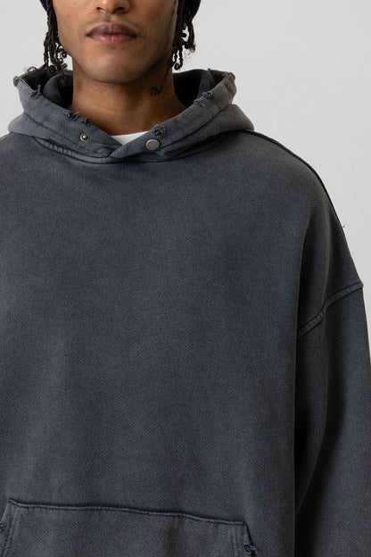 Premıum Yırtık Detaylı Oversize Sweatshirt