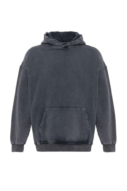 Premıum Yırtık Detaylı Oversize Sweatshirt