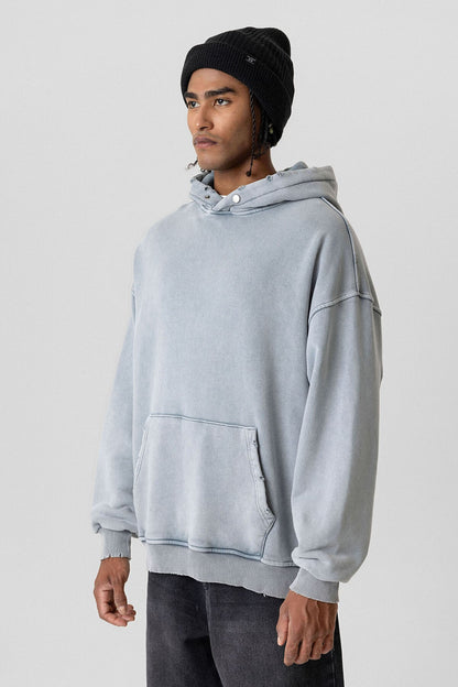 Premıum Yırtık Detaylı Oversize Sweatshirt