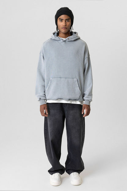 Premıum Yırtık Detaylı Oversize Sweatshirt