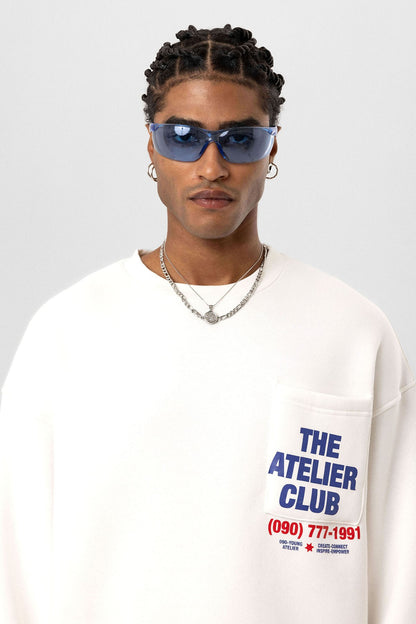 Yazı Baskılı Oversize Sweatshirt