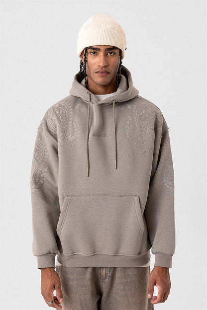 Desenli Oversize Sweatshirt