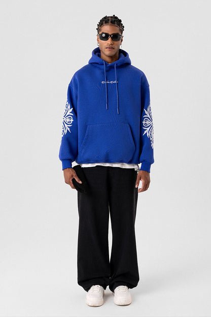 Desenli Oversize Sweatshirt