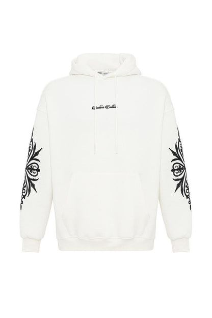 Desenli Oversize Sweatshirt