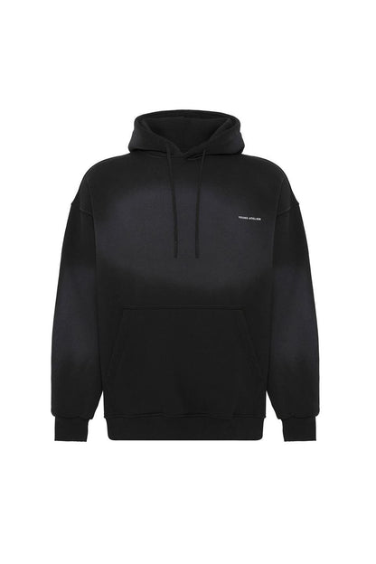 Oversize Yıkamalı Baskılı Sweatshirt