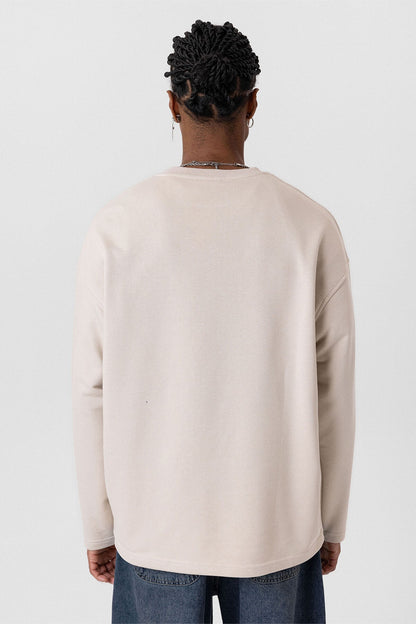 Cep Detaylı Oversize Sweatshirt