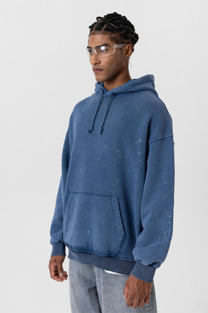 Premıum Yıkamalı Kapüşonlu Oversize Sweatshirt