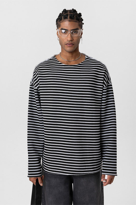 Yaka Detaylı Oversize Sweatshirt