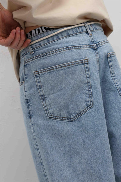 Baggy Fıt Jean V100-02