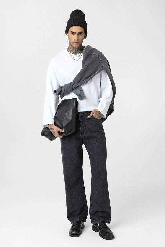 Baggy Fıt Jean V100-02