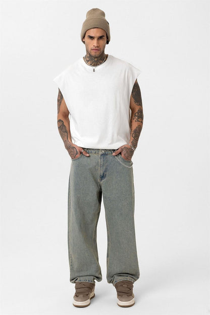 Baggy Fıt Jean V100-02
