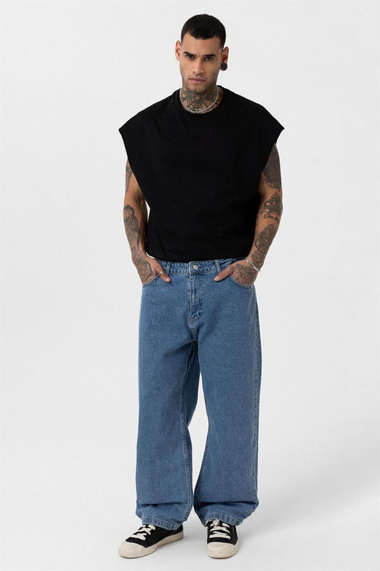 Baggy Fıt Jean V100-02
