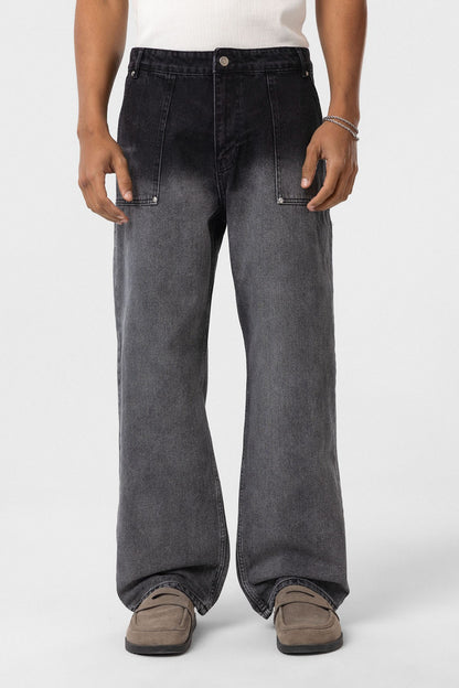 Cep Detaylı Baggy Fit Jean