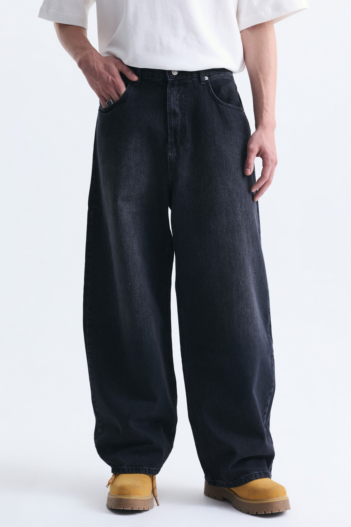 New Baggy Yıkamalı Jean