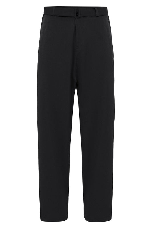 Kemerli Baggy Kumaş Pantolon