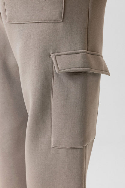 Basic Kargo Cepli Baggy Eşofman Altı